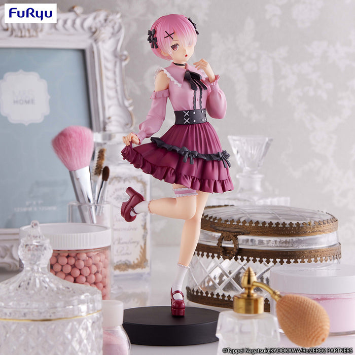 Furyu Trio-Try-iT Figure - Re:Zero Starting Life in Another World - Ram Girly Outfit