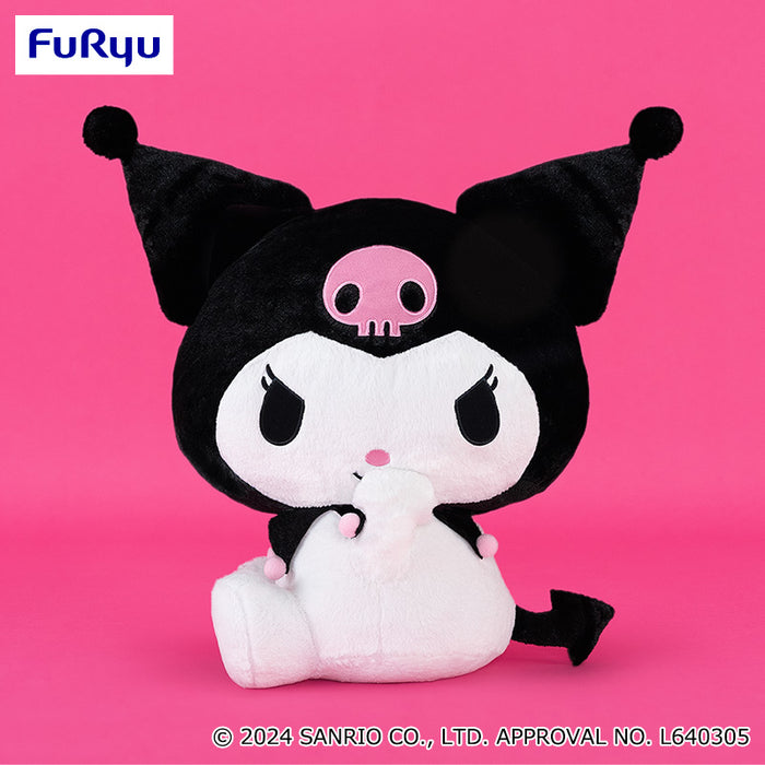 FuRyu Plush - Sanrio - Kuromi Super Super Big Plush Toy -Looking Back- (58cm)