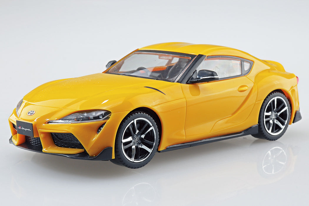 1/32 Toyota GR Supra (Lightning Yellow) (Aoshima The Snap Kit Series No.10D)