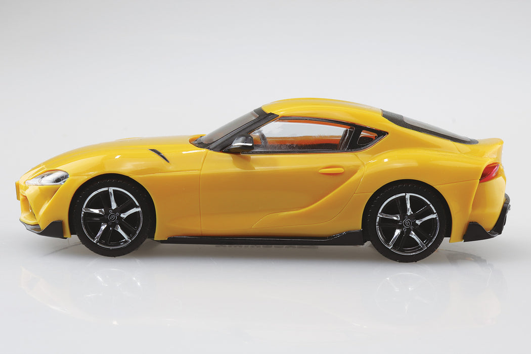 1/32 Toyota GR Supra (Lightning Yellow) (Aoshima The Snap Kit Series No.10D)