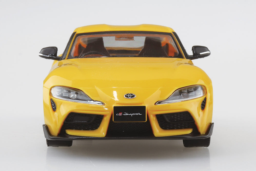 1/32 Toyota GR Supra (Lightning Yellow) (Aoshima The Snap Kit Series No.10D)