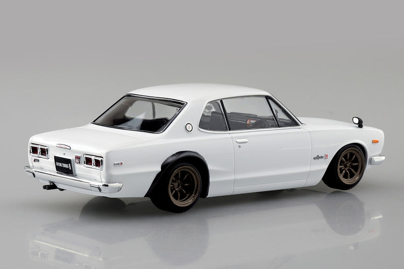 1/32 Nissan Skyline 2000 GT-R Custom Wheel (White) (Aoshima The Snap Kit Series No.09-SP2)