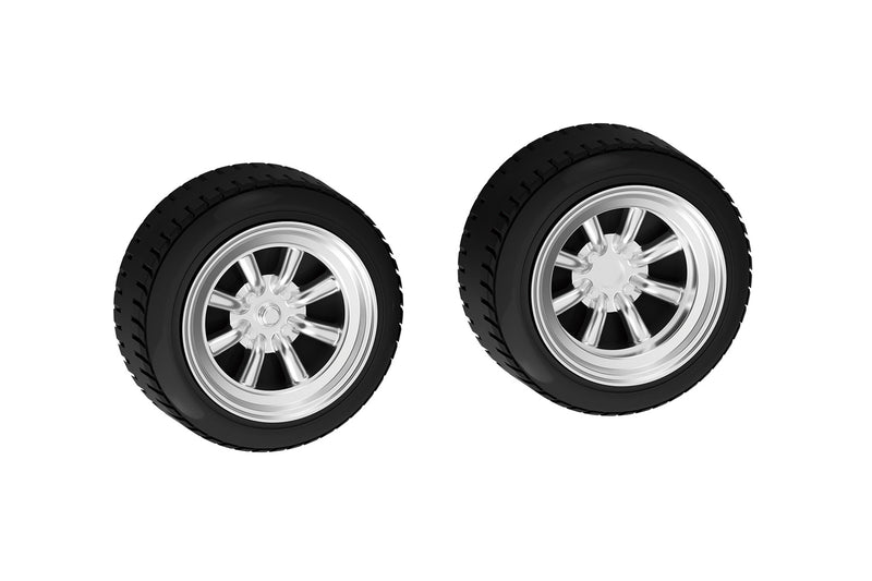 1/32 Nissan Skyline 2000 GT-R Custom Wheel (Red) (Aoshima The Snap Kit Series No.09-SP3)