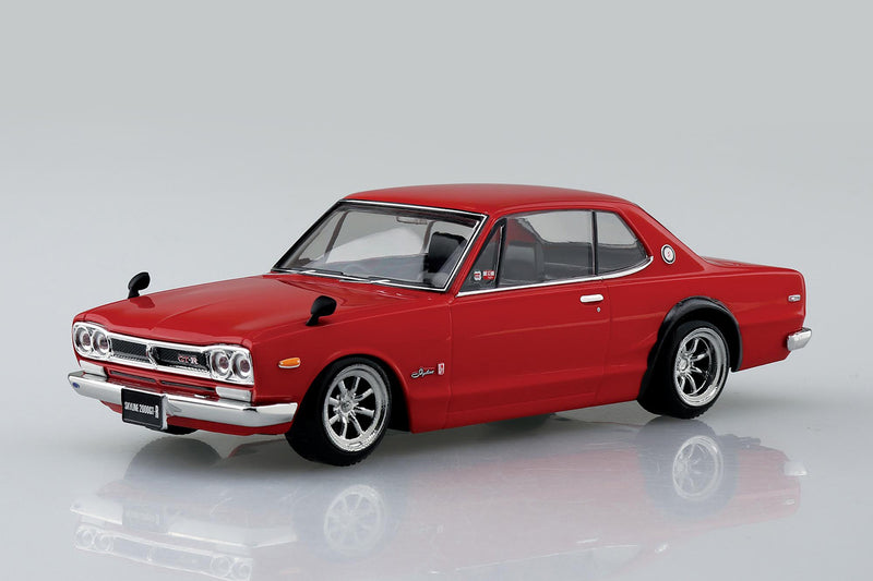 1/32 Nissan Skyline 2000 GT-R Custom Wheel (Red) (Aoshima The Snap Kit Series No.09-SP3)