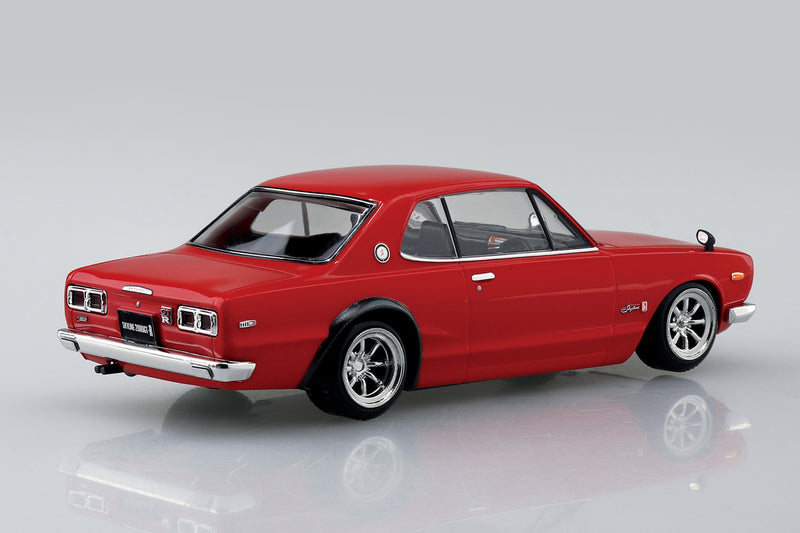 1/32 Nissan Skyline 2000 GT-R Custom Wheel (Red) (Aoshima The Snap Kit Series No.09-SP3)