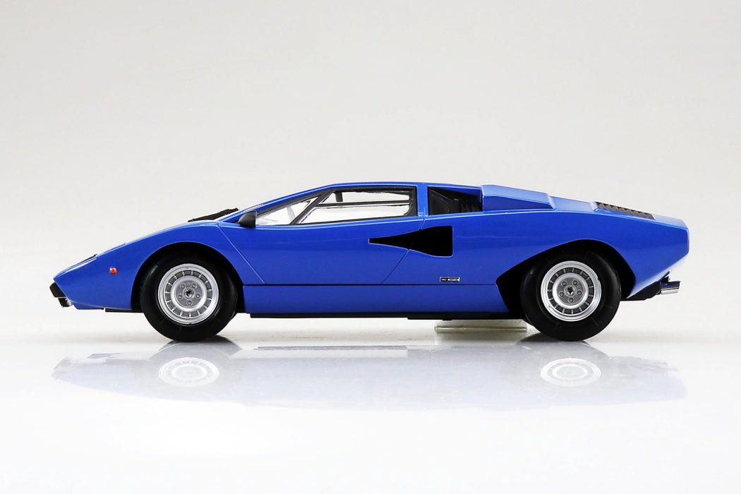 1/32 Lamborghini Countach LP400 (Blue) (Aoshima The Snap Kit Series No.20E)