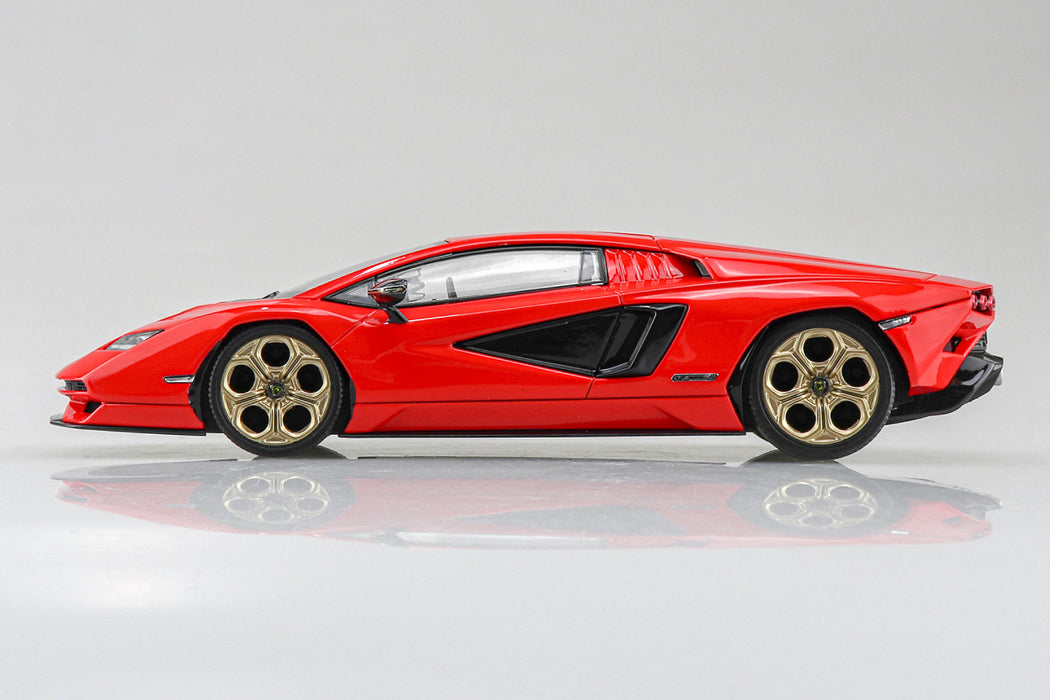 1/32 Lamborghini Countach LPI 800-4 (Red) (Aoshima The Snap Kit Series No.19B)