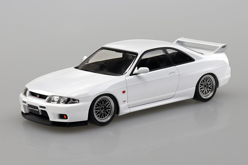 1/32 Nissan R33 Skyline GT-R Custom Wheel (White) (Aoshima The Snap Kit Series No.15-SP3)