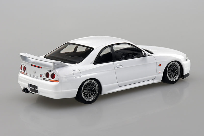 1/32 Nissan R33 Skyline GT-R Custom Wheel (White) (Aoshima The Snap Kit Series No.15-SP3)