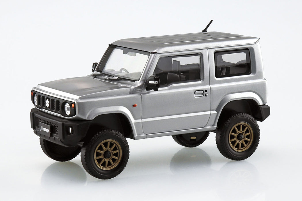 1/32 The Snap Kit - Suzuki Jimny Custom Wheel (Silky Silver Metallic) (Aoshima The Snap Kit Series No.08SP4)