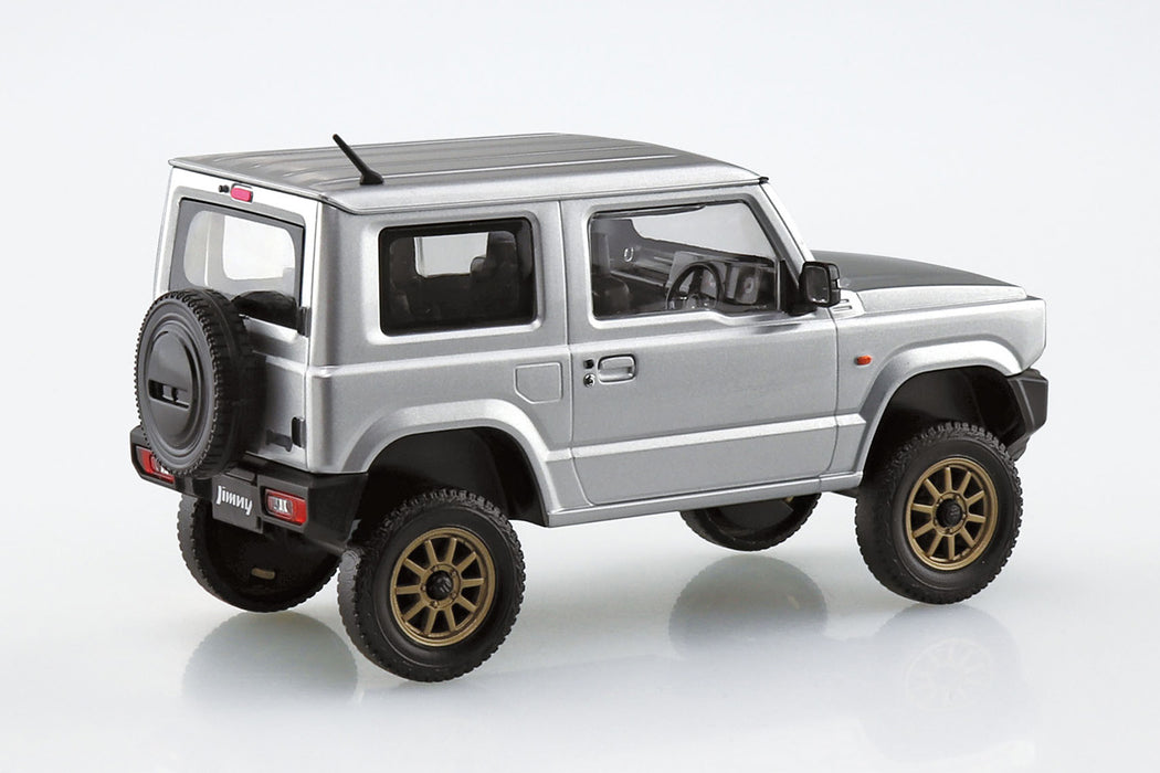 1/32 The Snap Kit - Suzuki Jimny Custom Wheel (Silky Silver Metallic) (Aoshima The Snap Kit Series No.08SP4)