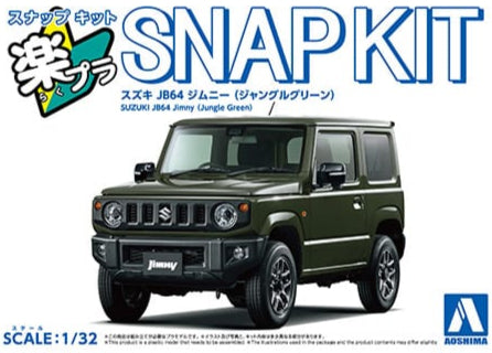 1/32 Suzuki JB64 Jimny (Jungle Green) (Aoshima The Snap Kit Series No.09-JG)