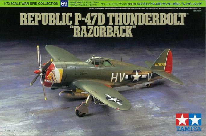 1/72 Republic P-47D Thunderbolt "Razorback" (Tamiya War Bird Collection No.69)