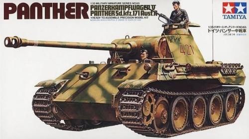1/35 German Panther Medium Tank (Tamiya 1/35 Military Miniature Series 65)