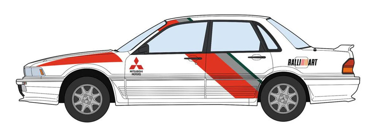 1/24 Mitsubishi Galant 2.0 DOHC Turbo VR-4 RS (1990) (Hasegawa 20627)