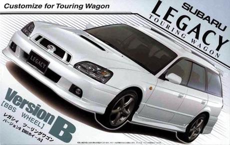 1/24 Subaru Legacy Touring Wagon GT-B w/ BBS Wheels (Fujimi Inch-up Series ID-106)