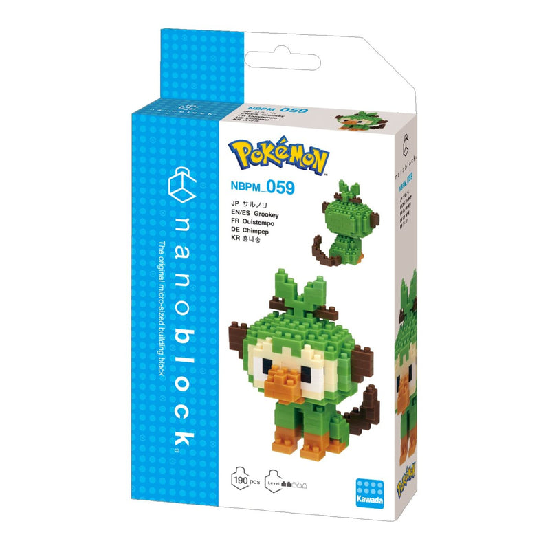 nanoblock - Pokemon -  Grookey (NBPM-059)