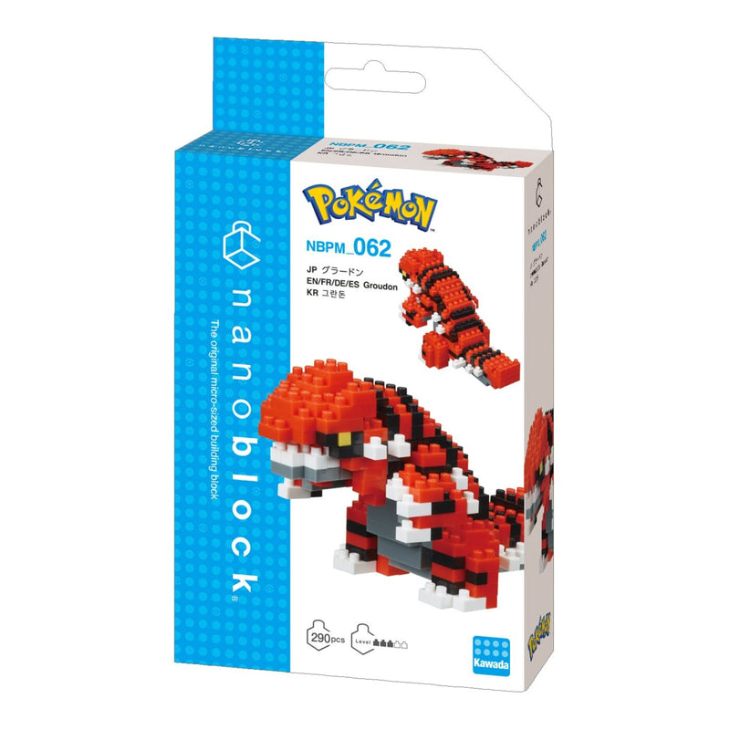 nanoblock - Pokemon -  Groudon (NBPM-062)