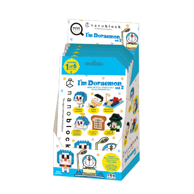 nanoblock Mininano Series - Doraemon - I'm Doraemon Vol.2 (NBMC-38) (Blind Bag)