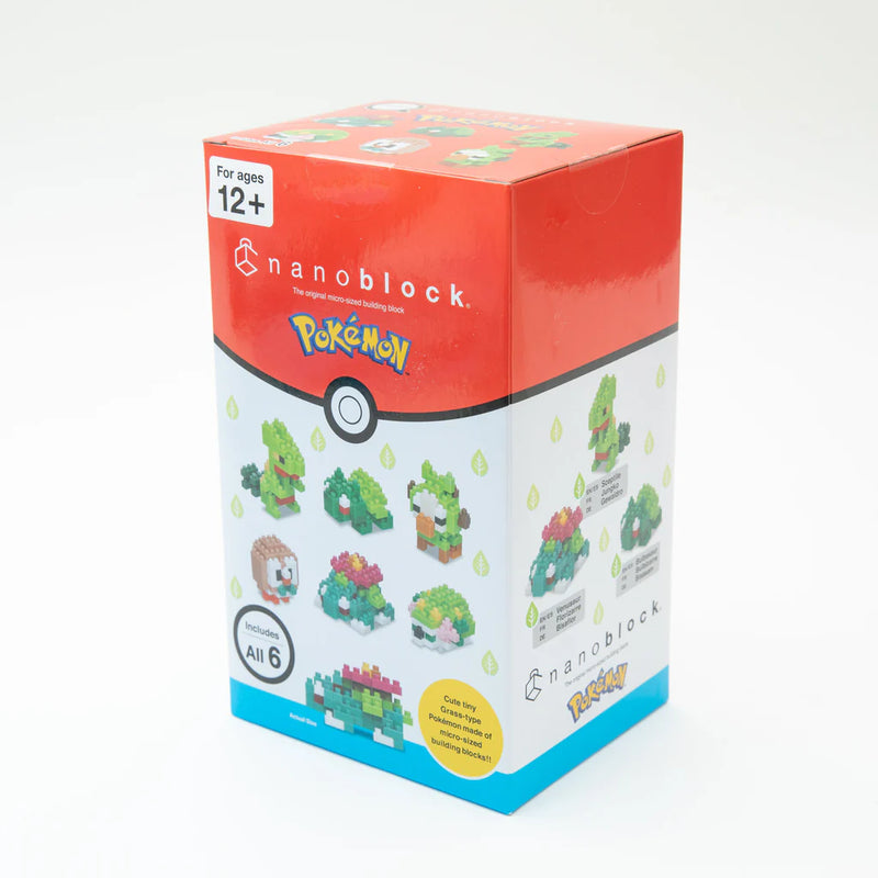 nanoblock Mininano Series - Pokemon - Type Grass Set 1 (Full Set of 6)