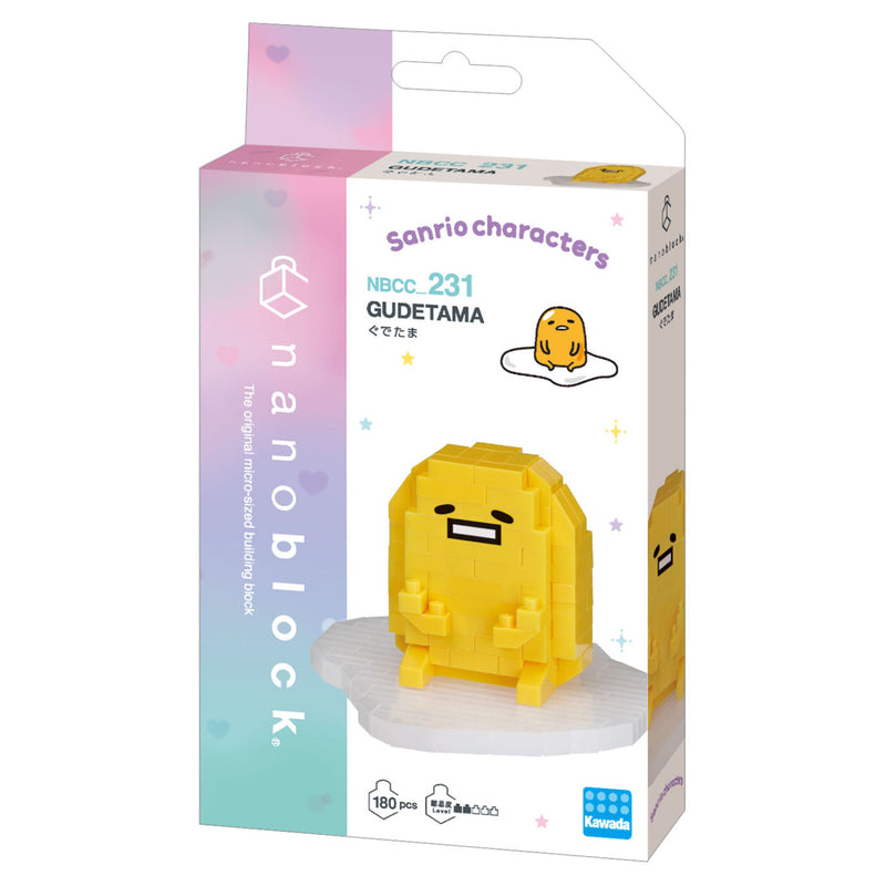 nanoblock Character Collection - Sanrio - Gudetama (NBCC-231)