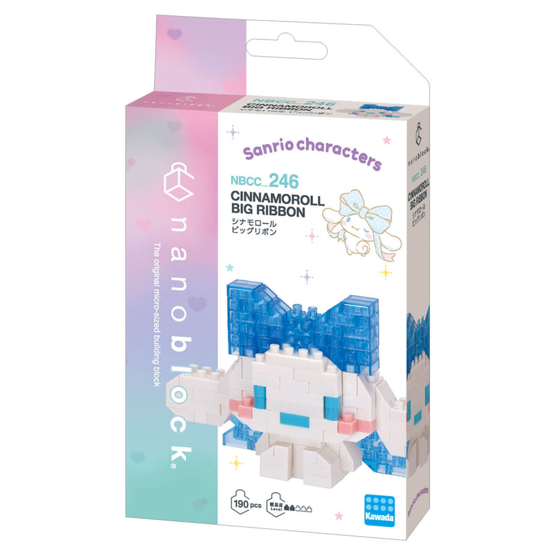 nanoblock Character Collection - Sanrio - Cinnamoroll Big Ribbon (NBCC-246)