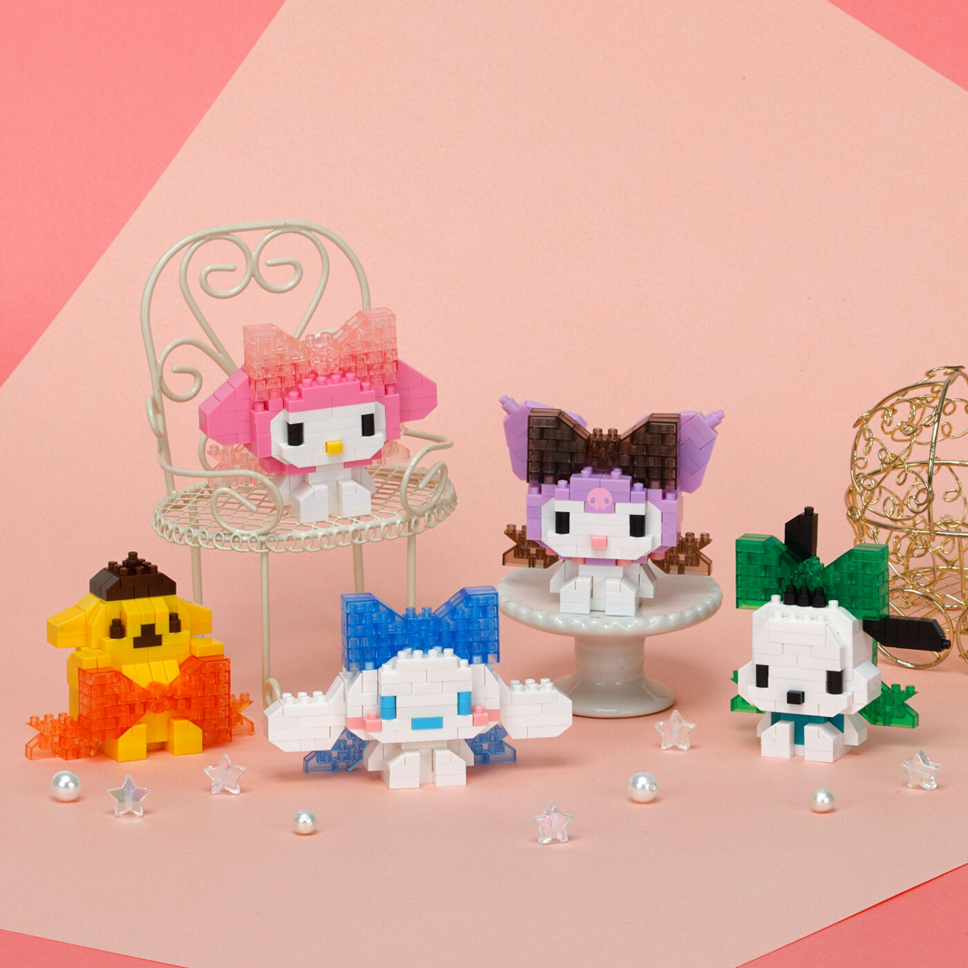 nanoblock Character Collection - Sanrio - Pochacco Big Ribbon