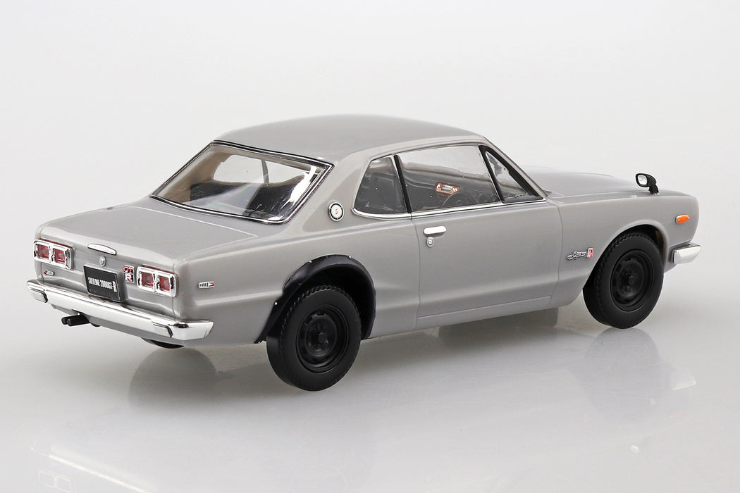 1/32 Nissan Skyline 2000 GT-R (Silver) (Aoshima The Snap Kit Series No.09A)