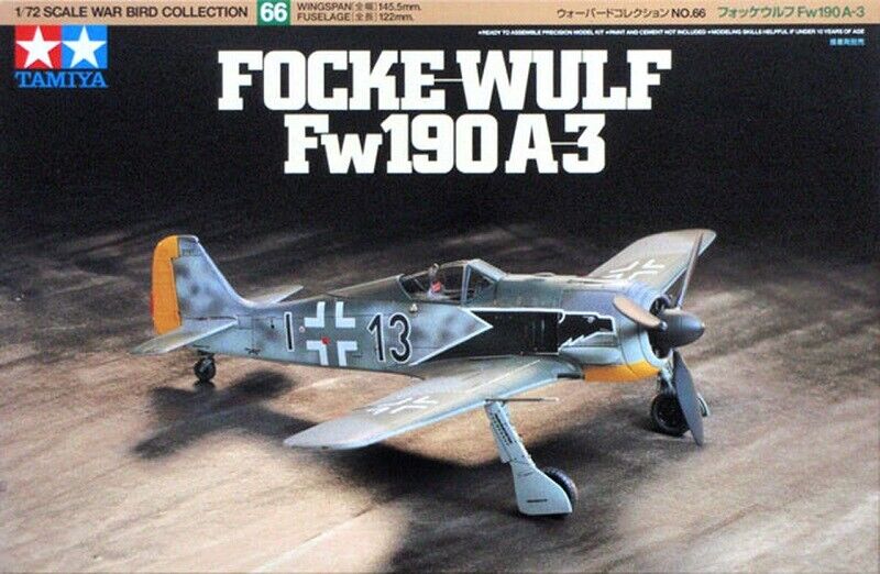 1/72 Focke Wulf Fw190 A-3 (Tamiya War Bird Collection No.66)