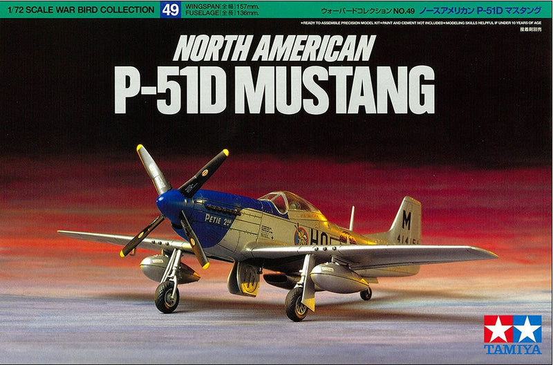 1/72 North American P-51D Mustang (Tamiya War Bird Collection No.49)