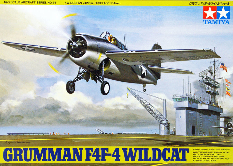 1/48 Grumman F4F-4 Wildcat (Tamiya 1/48 Aircraft Series No.34)