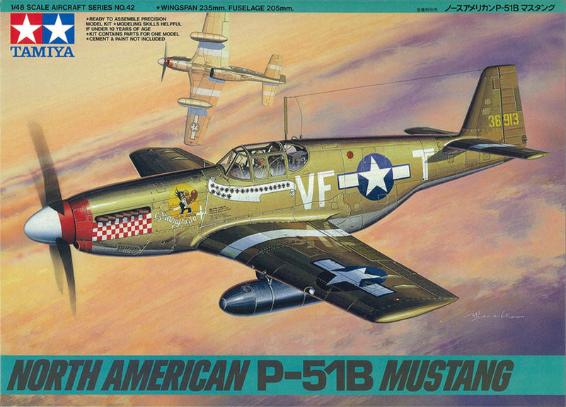 1/48 North American P-51B Mustang (Tamiya 1/48 Aircraft Series No.42)