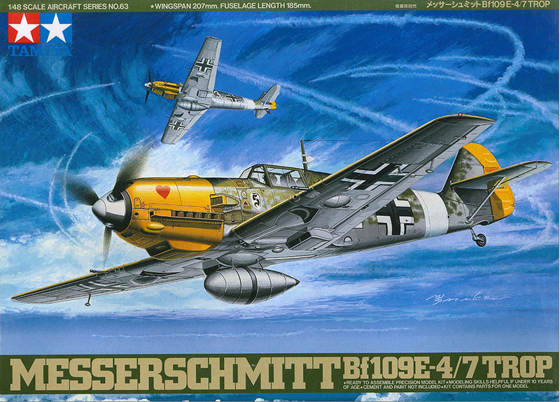 1/48 Messerschmitt Bf109E-4/7 Trop (Tamiya 1/48 Aircraft Series No.63)
