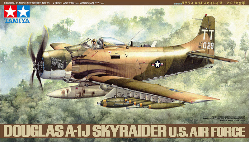 1/48 Douglas A-1J Sky Raider U.S. Air Force (Tamiya 1/48 Aircraft Series No.73)