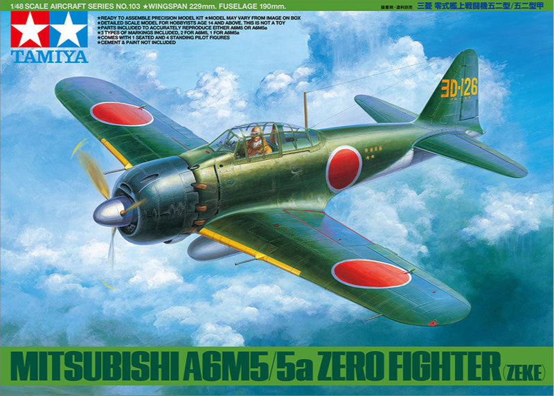 1/48 Mitsubishi A6M5/5a Zero Fighter (Zeke) (Tamiya 1/48 Aircraft Series No.103)