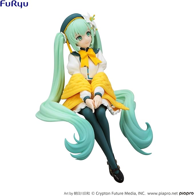 FuRyu Noodle Stopper Figure - Hatsune Miku - Flower Fairy Lily White Ver.