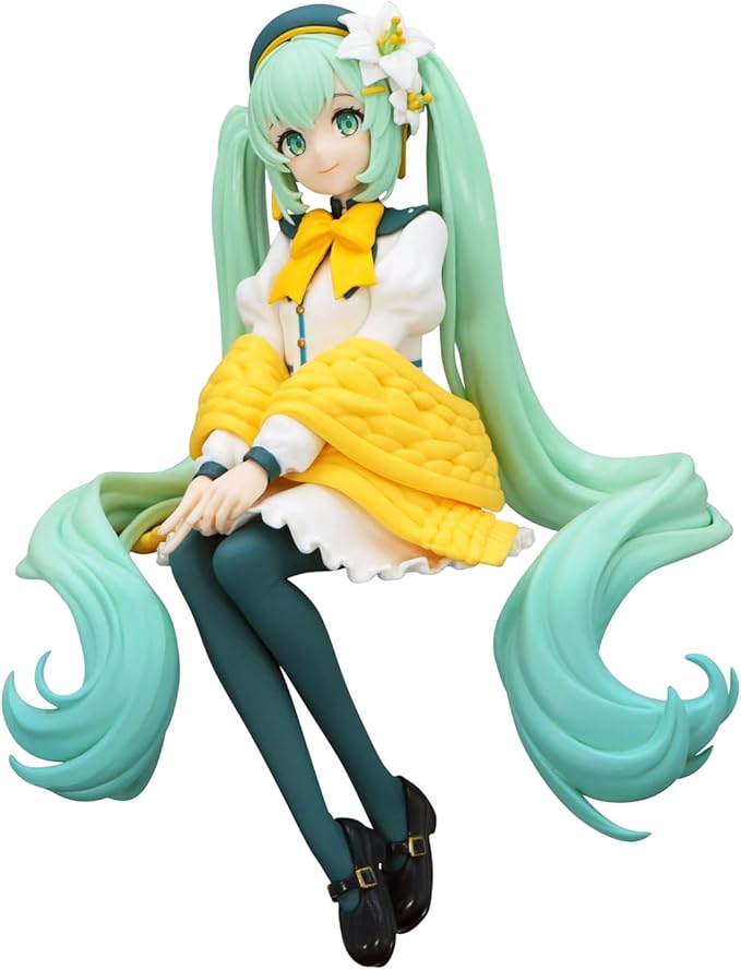 FuRyu Noodle Stopper Figure - Hatsune Miku - Flower Fairy Lily White Ver.