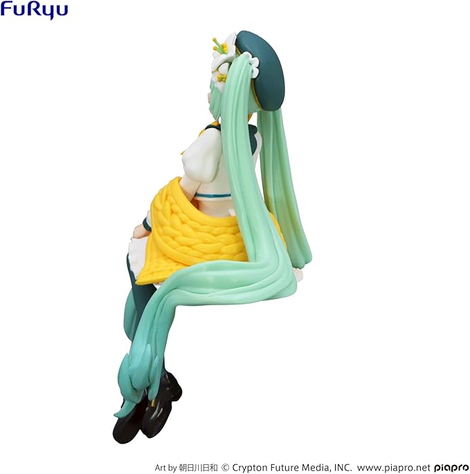FuRyu Noodle Stopper Figure - Hatsune Miku - Flower Fairy Lily White Ver.