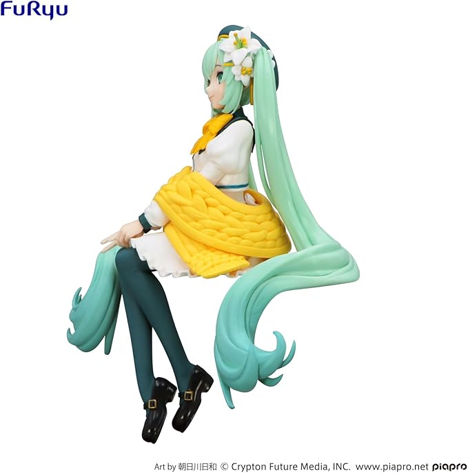 FuRyu Noodle Stopper Figure - Hatsune Miku - Flower Fairy Lily White Ver.