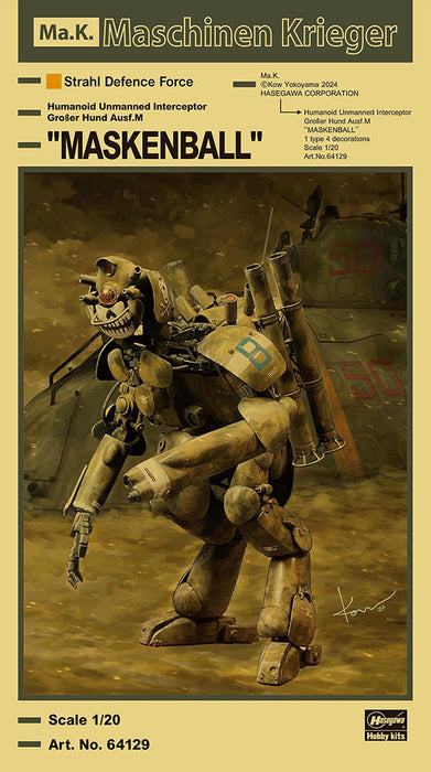 Ma.K Maschinen Krieger 1/20 Humanoid Unmanned Interceptor Groβer Hund / Grosser Hund Ausf.M "MASKENBALL"