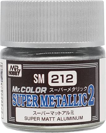 Mr.Color Super Metallic SM212 - Super Matt Aluminum