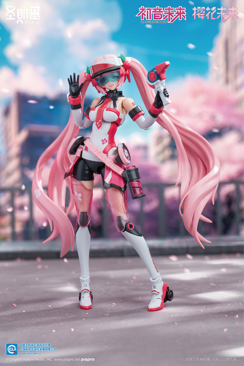 SHENGGE SOSKILL x Hatsune Miku "Sakura Express" Plastic Model Kit