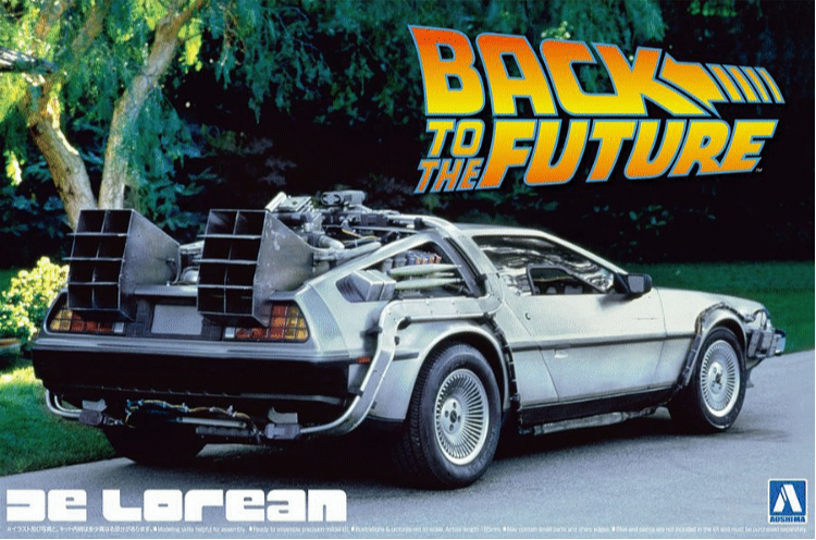 Back to the Future Part I 1/24 DeLorean