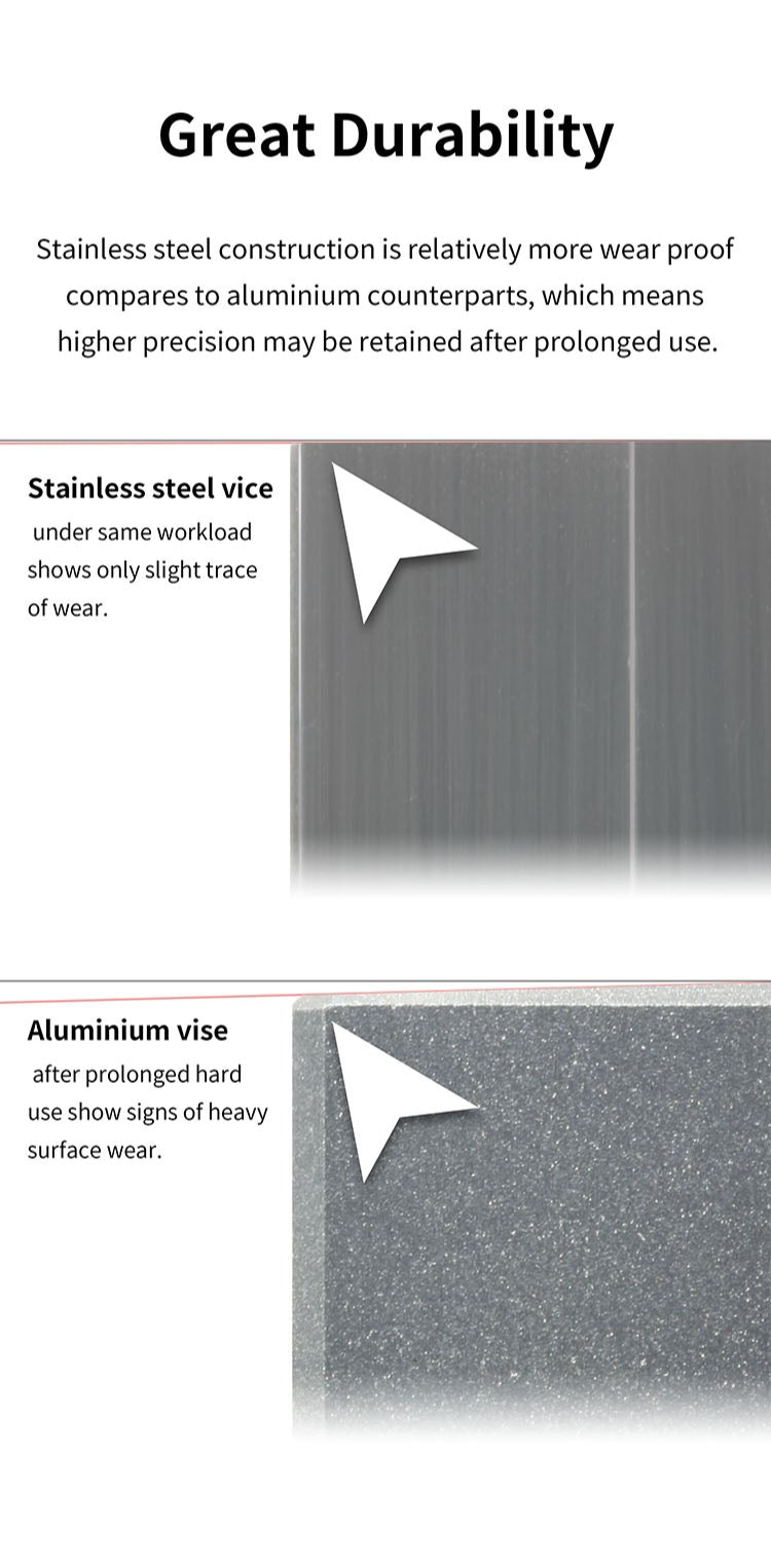Dspiae Stainless Steel Precision Mini Vise (AT-MV)