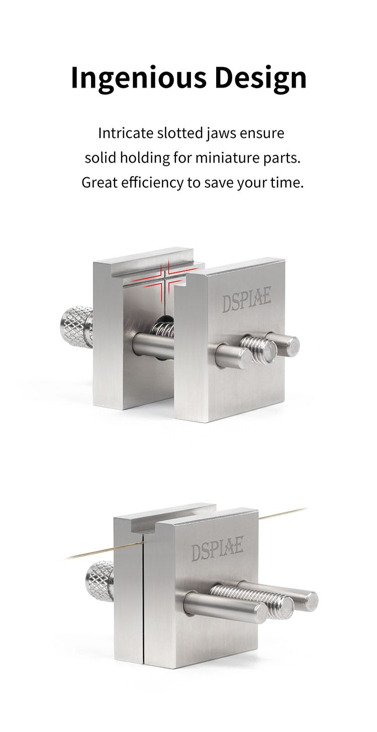 Dspiae Stainless Steel Precision Mini Vise (AT-MV)