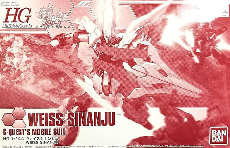 Premium Bandai High Grade (HG) HGBF 1/144 MSN-06S [W] Weiss Sinanju