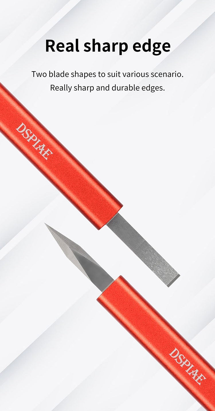 Dspiae Broad Edge Broach Blade / Broad Edge Broach Handle (AT-TSA / AT-TSB)