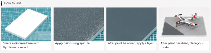 Tamiya Diorama Texture Paint - Pavement Effect, Dark Gray (100mL) (87115)