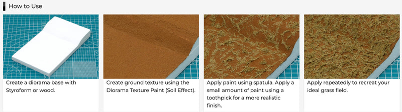 Tamiya Diorama Texture Paint - Grass Effect, Khaki (100mL) (87117)