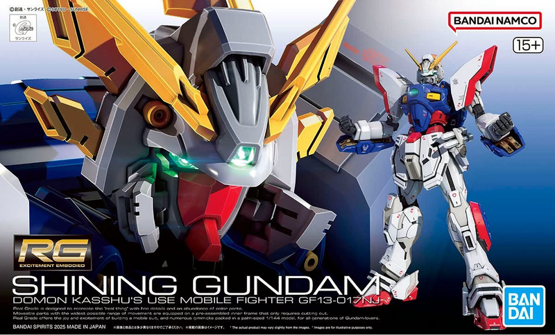 Real Grade (RG) 1/144 GF13-017NJ Shining Gundam